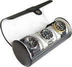 Portable Brown Watch Box – CE Travel Watch Case