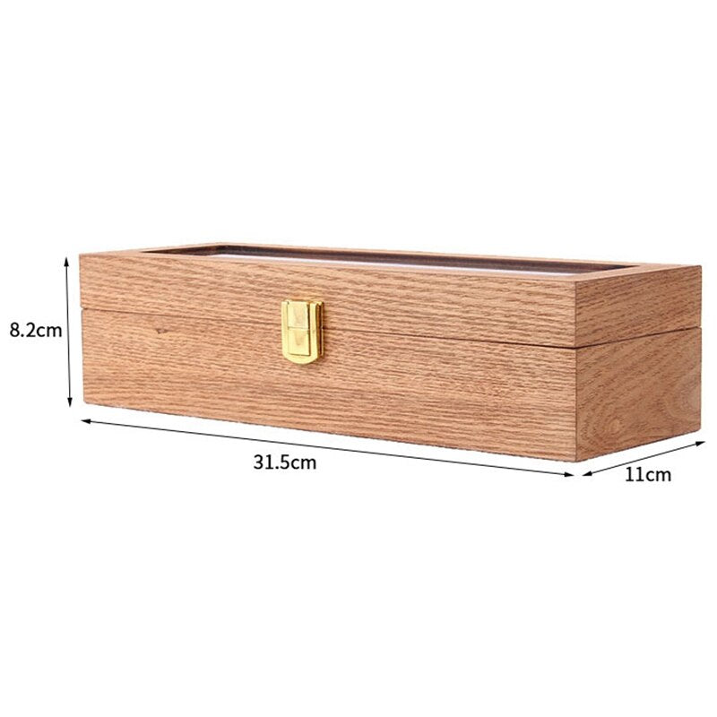 Wooden Watch Storage Box – Multi-Slot Watch Case
