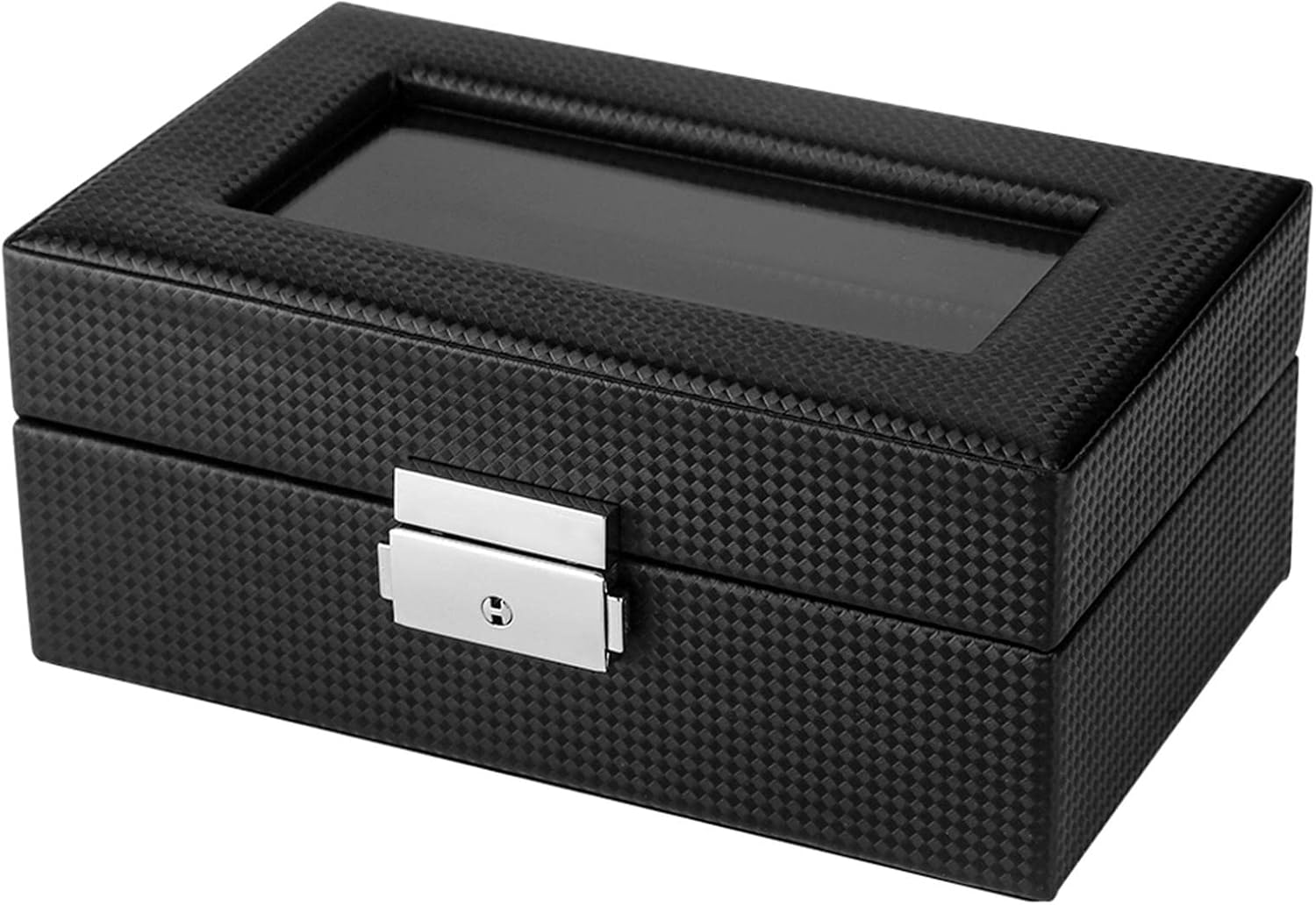 Carbon Fibre Watch Box – 3 Slot Watch Storage Case