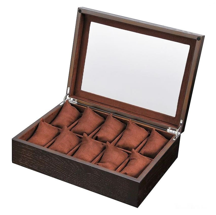 Wooden Watch Box for Men – Elegant Watch Display Case