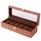 Wooden Watch Storage Box – Multi-Slot Watch Case