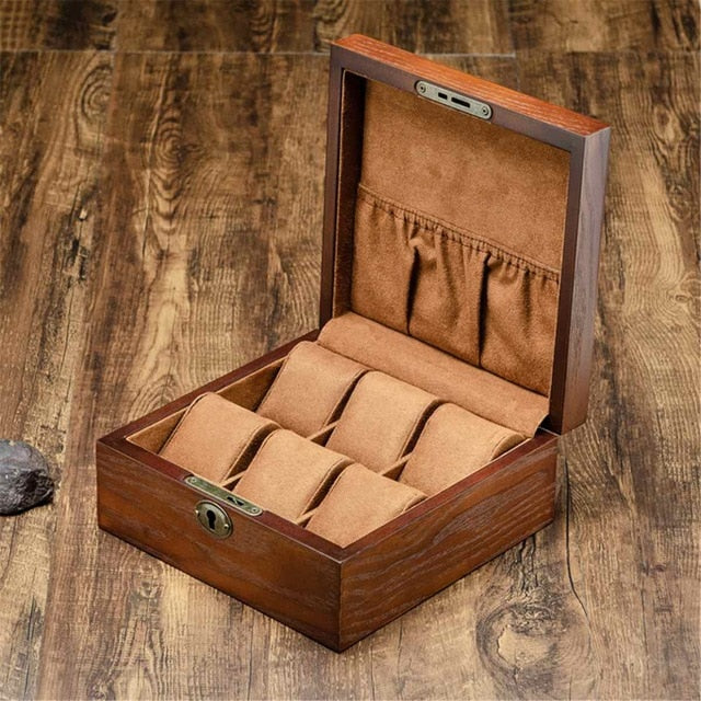 Antique Style Watch Box – Classic Wooden Watch Case