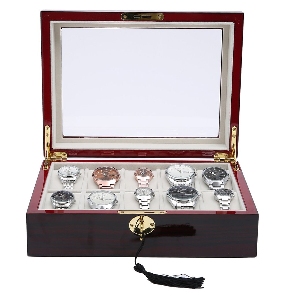 Ebony Wooden Watch Box – Collector’s Luxury Watch Case