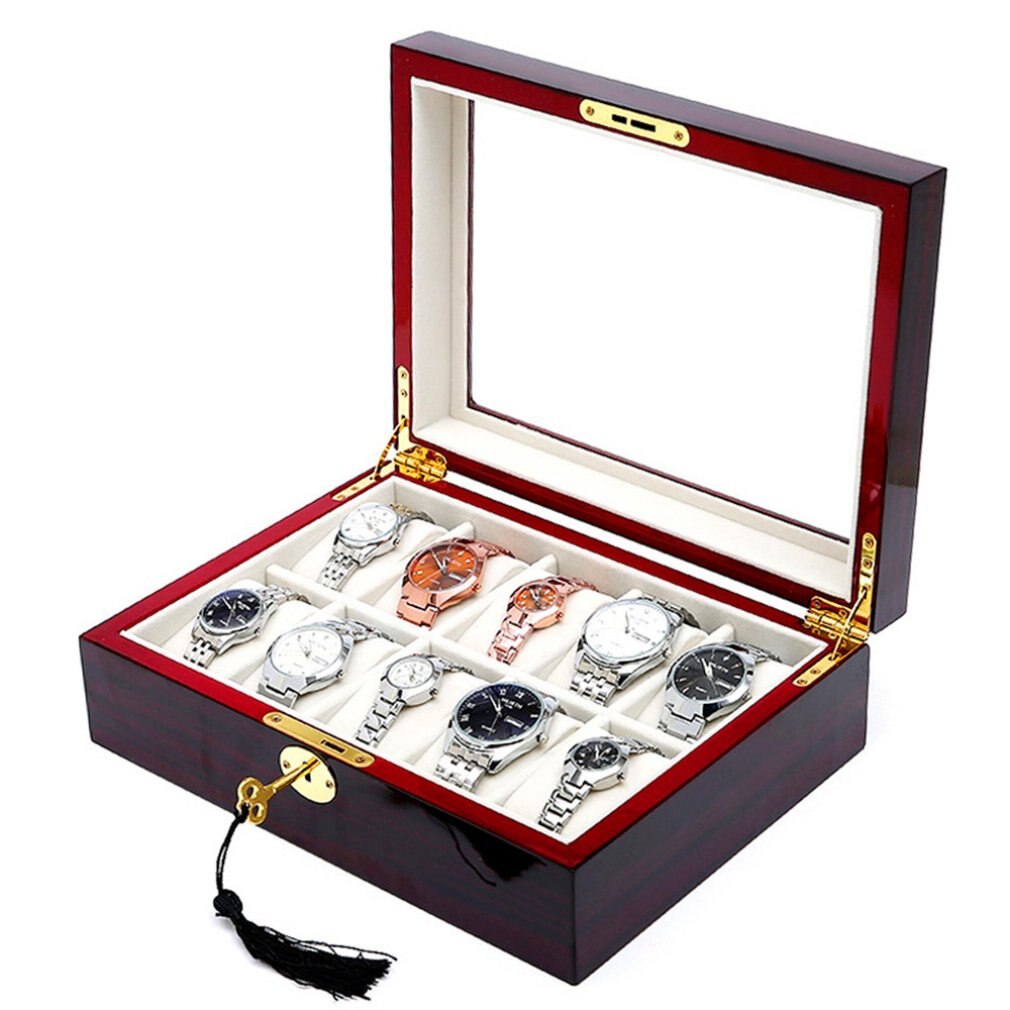 Ebony Wooden Watch Box – Collector’s Luxury Watch Case