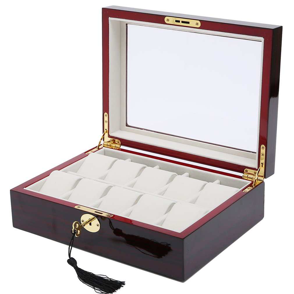 Ebony Wooden Watch Box – Collector’s Luxury Watch Case