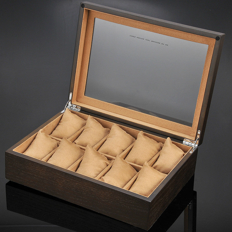 Wooden Watch Box for Men – Elegant Watch Display Case