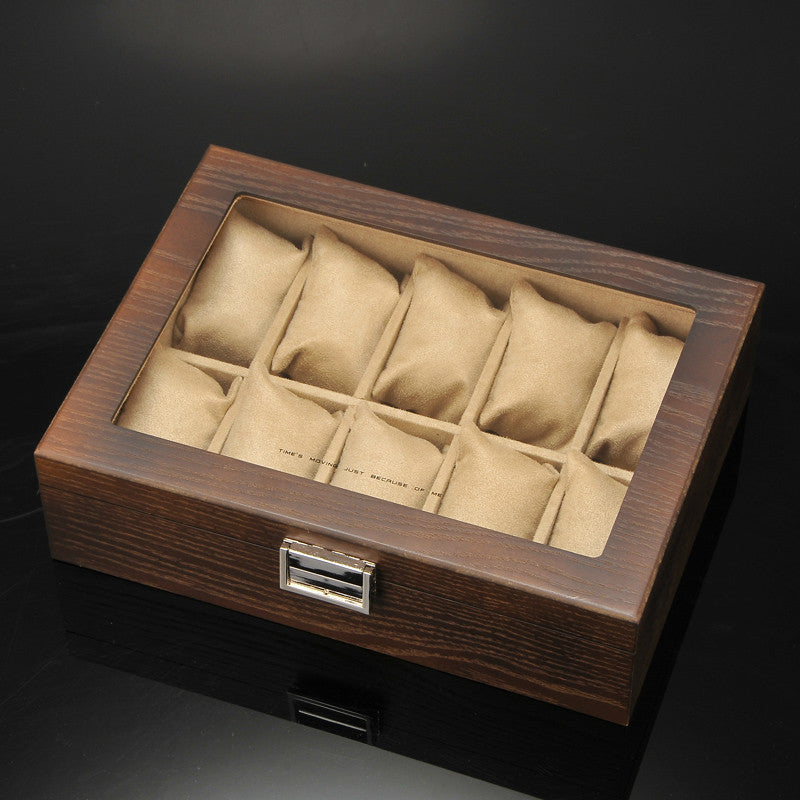 Wooden Watch Box for Men – Elegant Watch Display Case