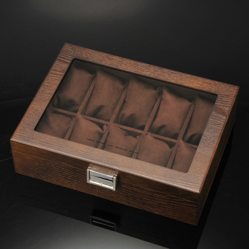 Wooden Watch Box for Men – Elegant Watch Display Case